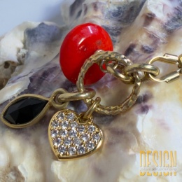 Bransoletka z japońskich korali Tesha – Black Sakura