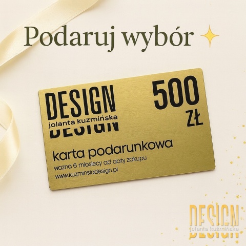 Karta podarunkowa Kuźmińska Design – idealny prezent | Biżuteria artystyczna