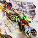 Naszyjnik Murano unikat z zawieszką – szkło Murano złocone srebro Kuźmińska Design