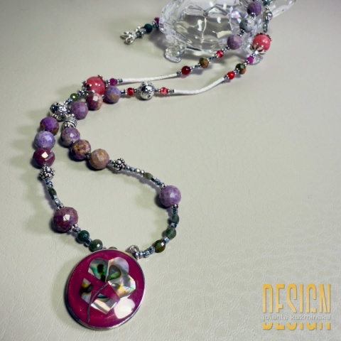 Zawieszka srebrna z Taxco – luksusowy naszyjnik z kamieni naturalnych