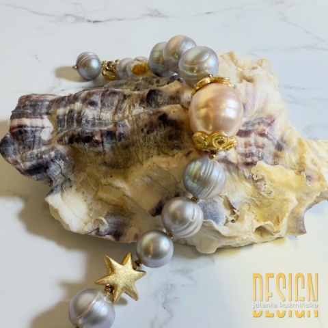 Bransoletka Grey Pearl