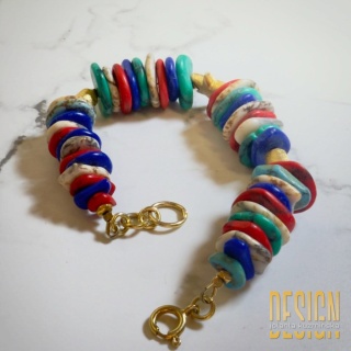 Bransoletka Rainbow – Kolorowe Jaspisy | Kuźmińska Design