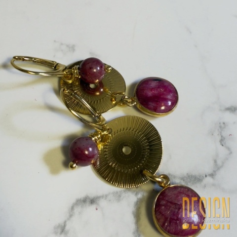 Kolczyki Ruby Gold